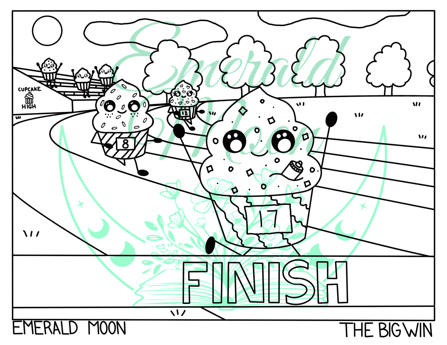 The Big Win Coloring Page