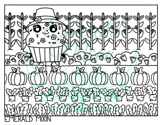 Gail’s Garden Coloring Page