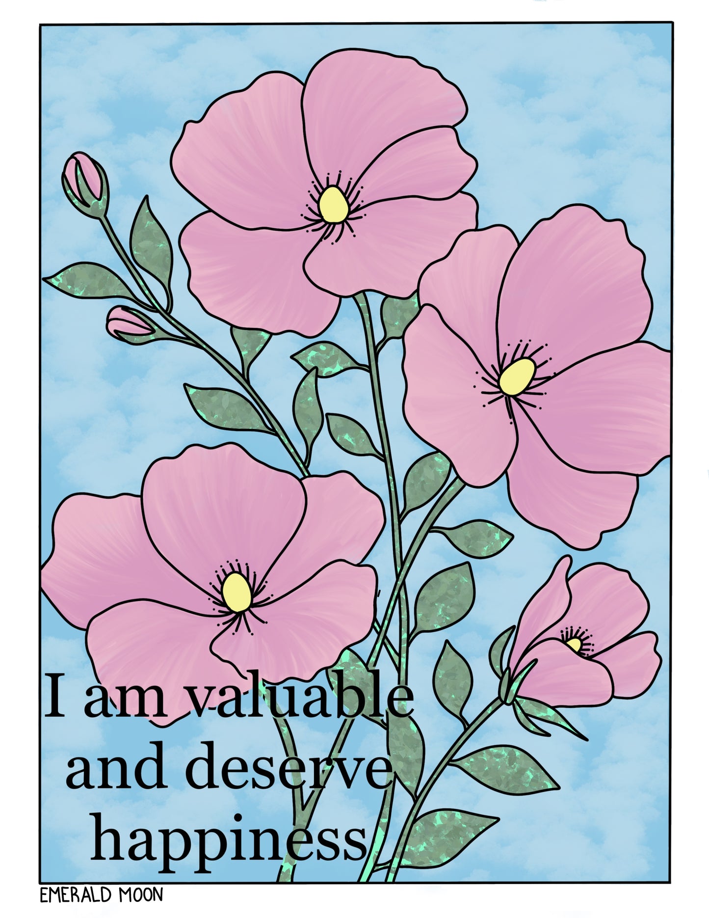 I Am Valuable Coloring Page