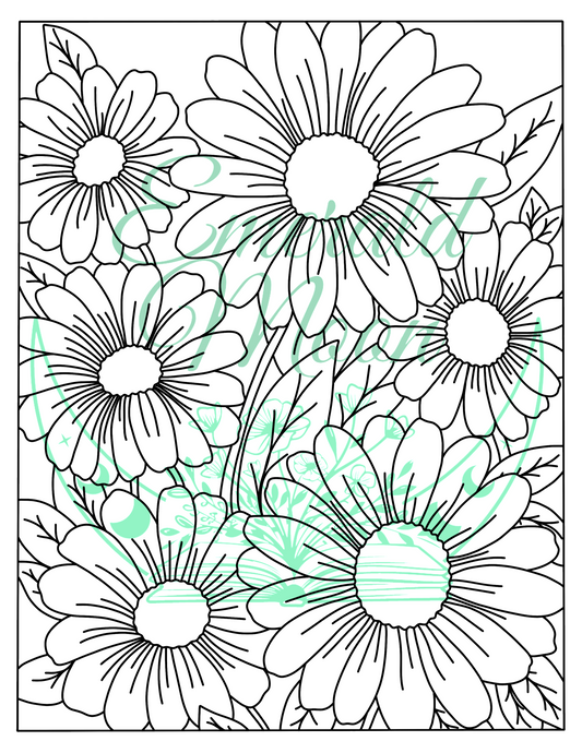 Spring Fling Coloring Page